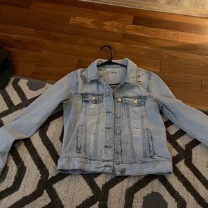 Refuge light wash Jean jacket womens size medium